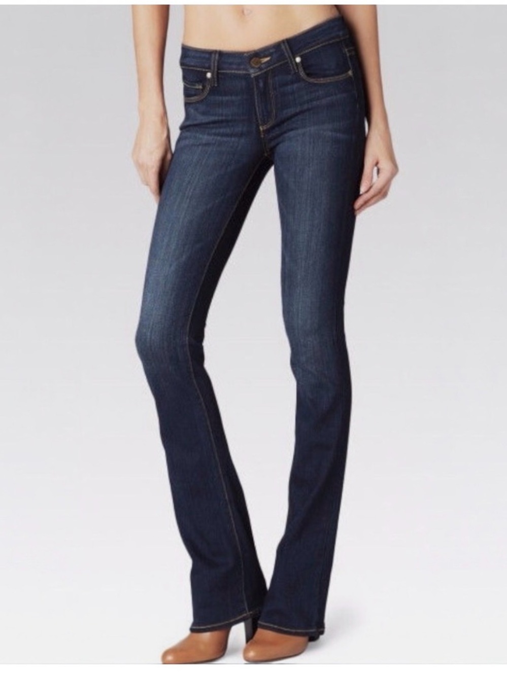 PAIGE Manhattan Dark Wash Bootcut 29